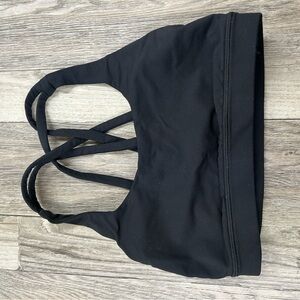 lululemon athletica Black Strappy Sports Bra